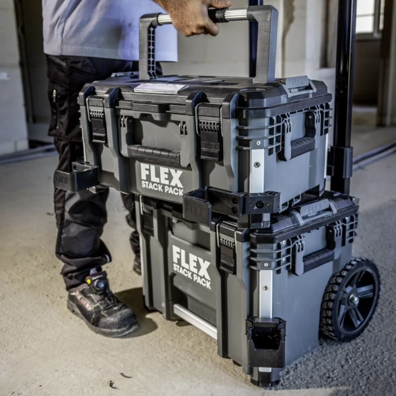 Flex trolley & stack pack carrying case kit