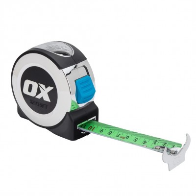 OX Pro 5m Green Tape Measure